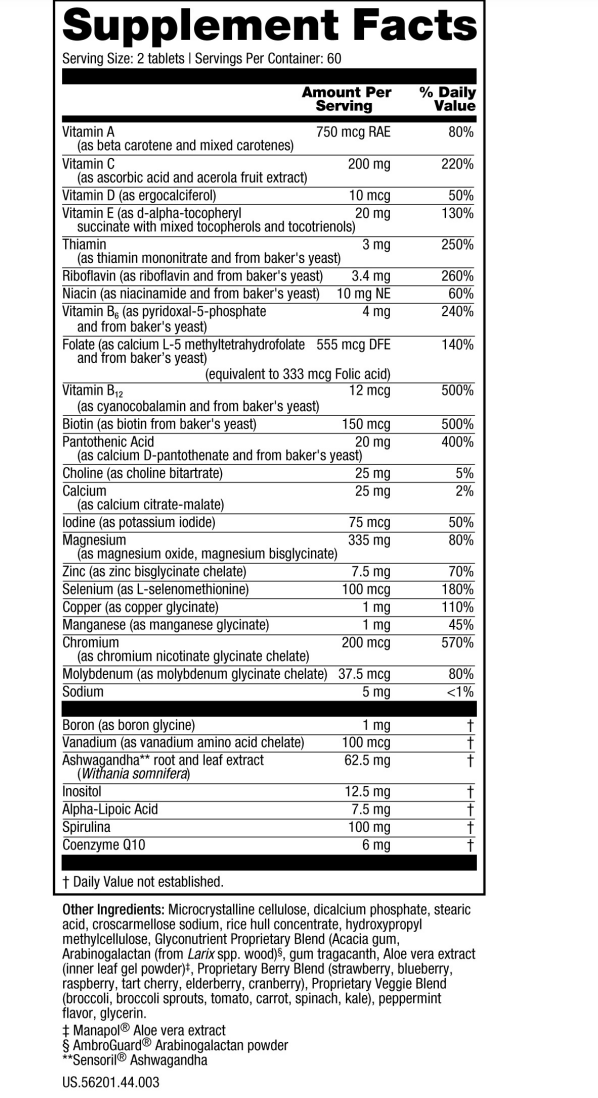 Catalyst Multivitamin — Mannatech Products – Mannatech Independent ...